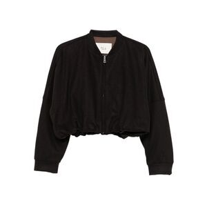 Tela Black Jackets - Bomber Jackets Women